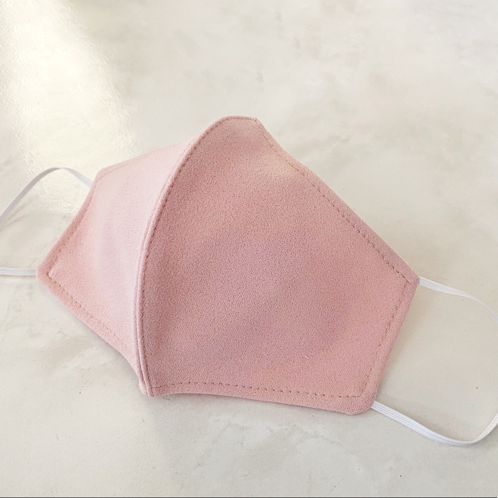 Handmade Pastel Pink Face Mask
